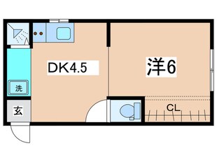 パレスハイツの物件間取画像